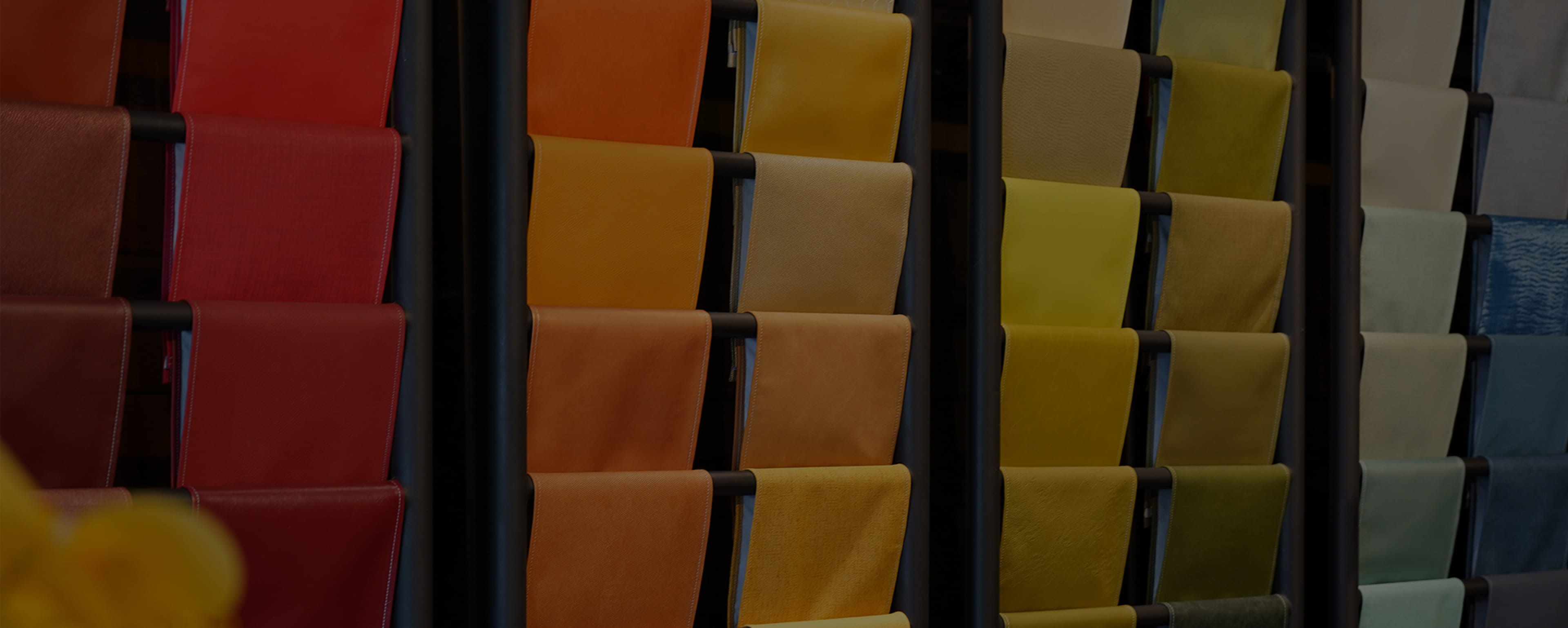 Leder Haus showroom with leather collections