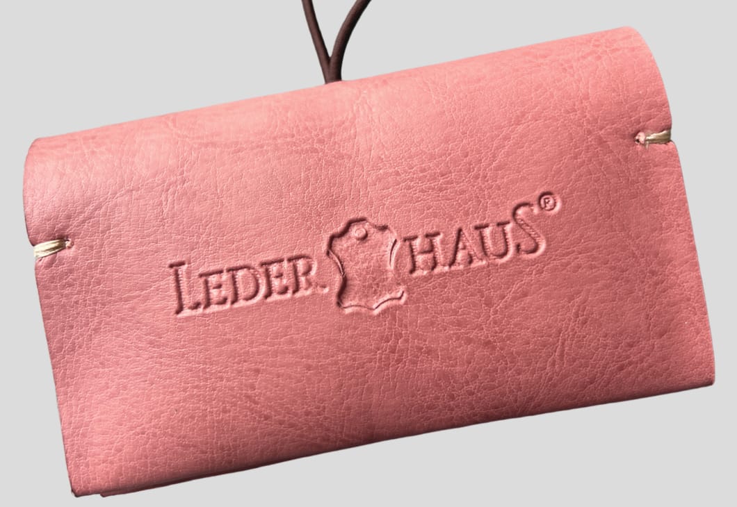 Embossed leather pattern sample
