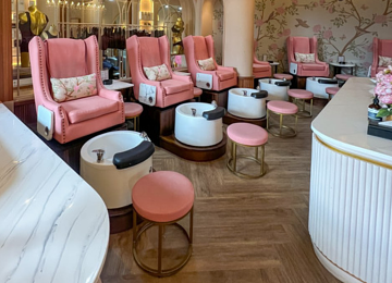 Inside Think Pink Salon's Iconic Pink Interior